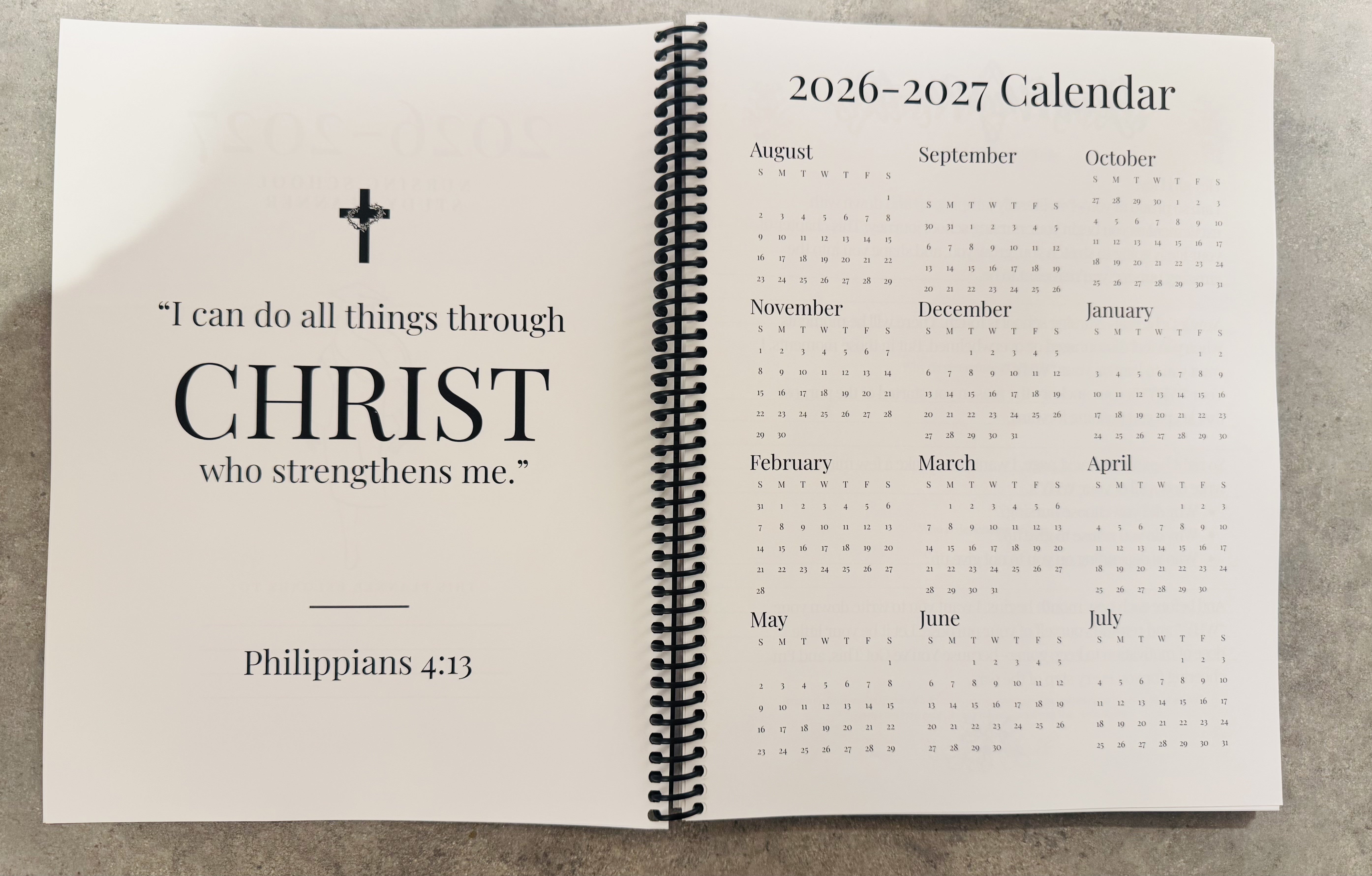 Thriving In Nursing School Study Planner
